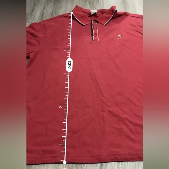 The Disney Store Vintage Red Short Sleeve Mickey Mouse‎ Embroidered Polo Shirt - Picture 9 of 9